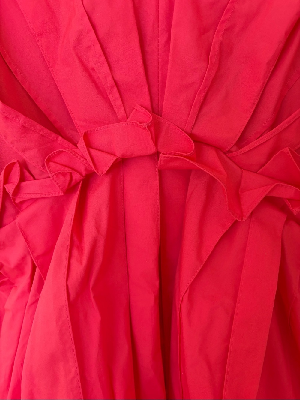 Roksanda Deidra V-neck Mini Dress Coral Size 8 - Picture 5 of 8